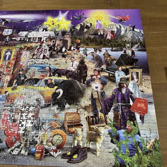 Hinkler Puzzle 100 Movie Visual Puns 1000 Piece Jigsaw Puzzle Infinity Fun - Picture 7 of 10